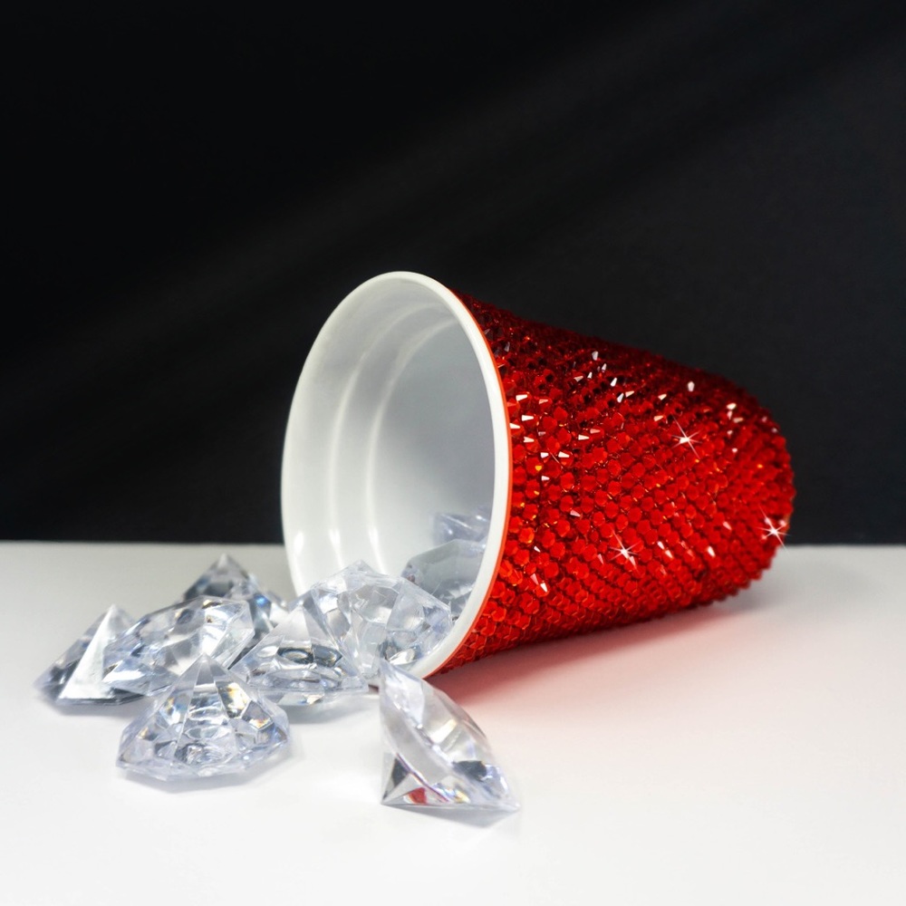 Rhinestone Bling 16oz Reusable Solo Cup